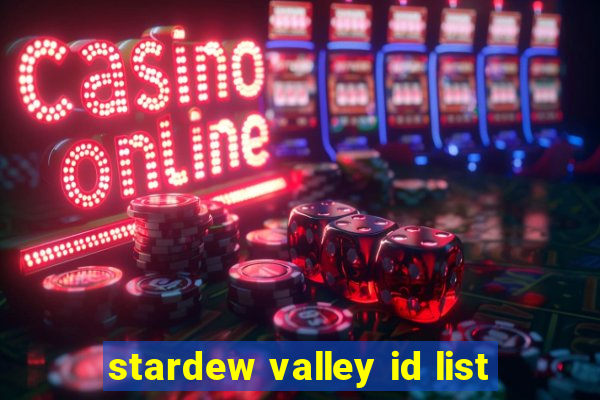 stardew valley id list